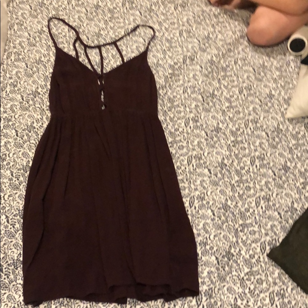 maroon dress tillys